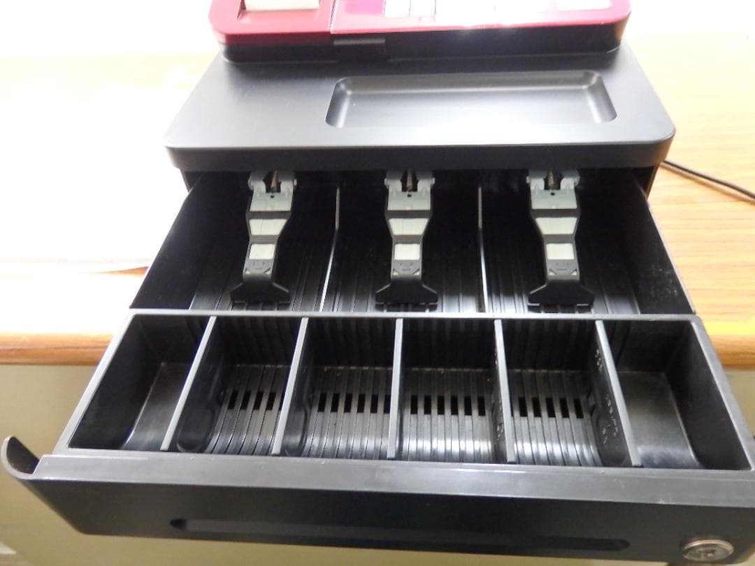1230 店名設定無料 希少レッド カシオ SR-S200-RD レジスター