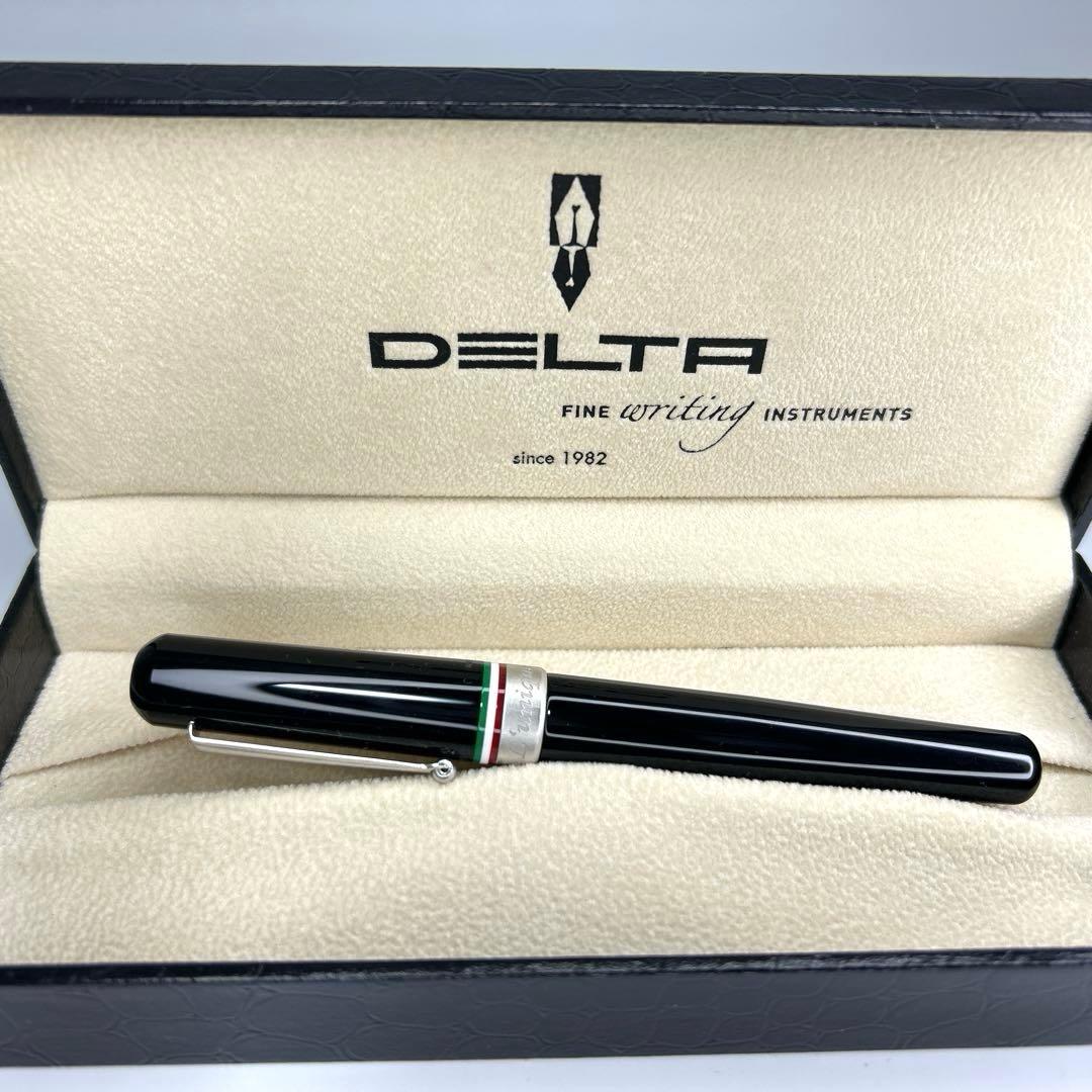 未使用品☆DELTA 万年筆 Orobiancoコラボ ブラック 箱付