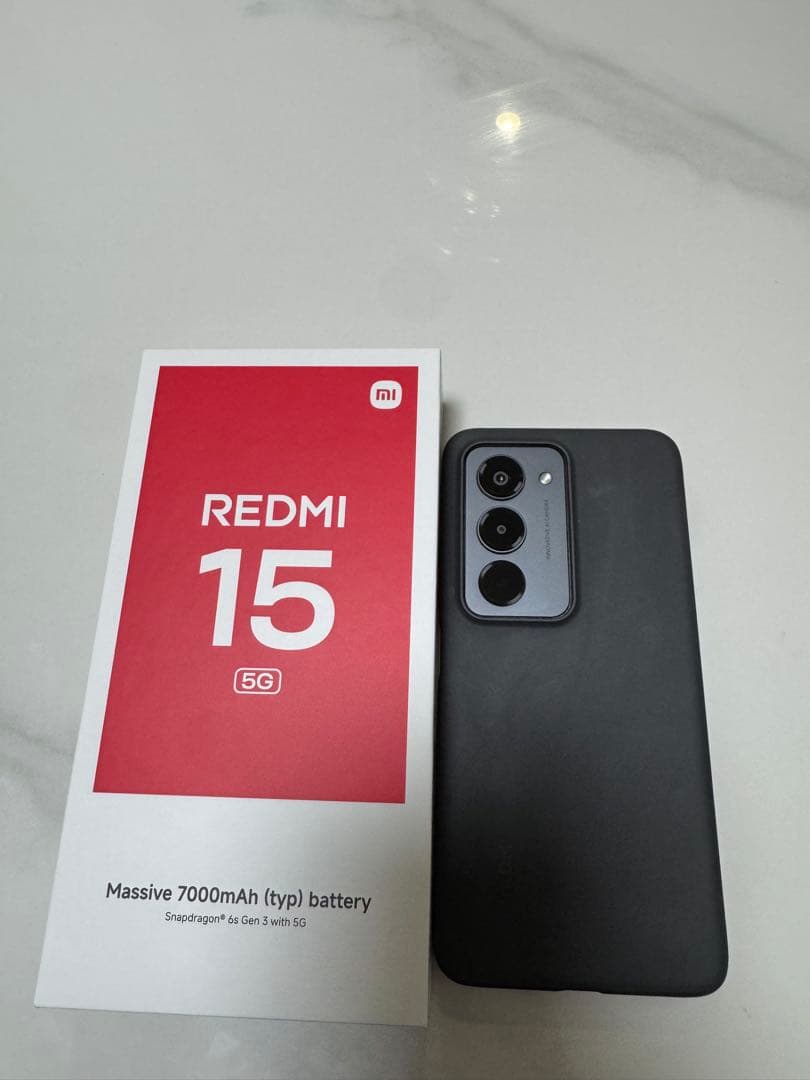 スマートフォン本体 Redmi 15 5G 7000mAh Snapdragon 6s 128g