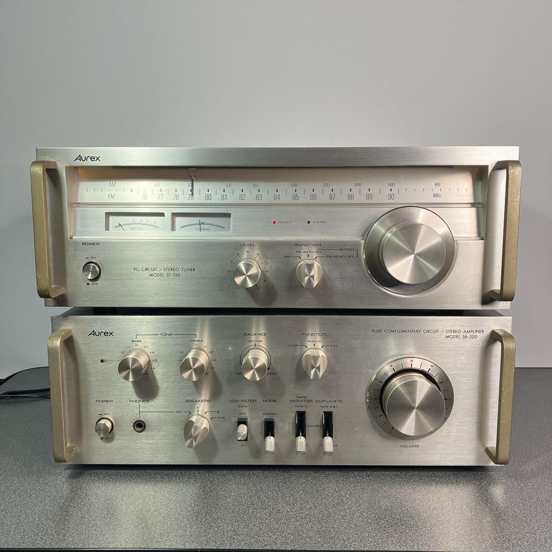 Aurex ST-320 SB-320 アンプ チューナー 東芝