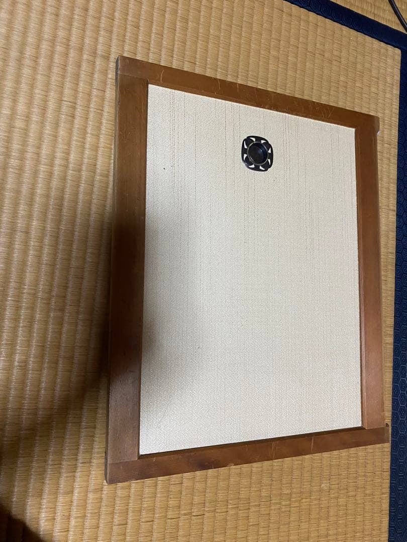 昭和レトロ　襖　木製フレーム 布地