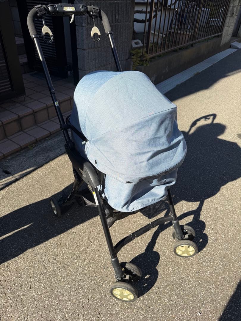 処分間近！compet mimimili ライト　ペットカート レイクブルー