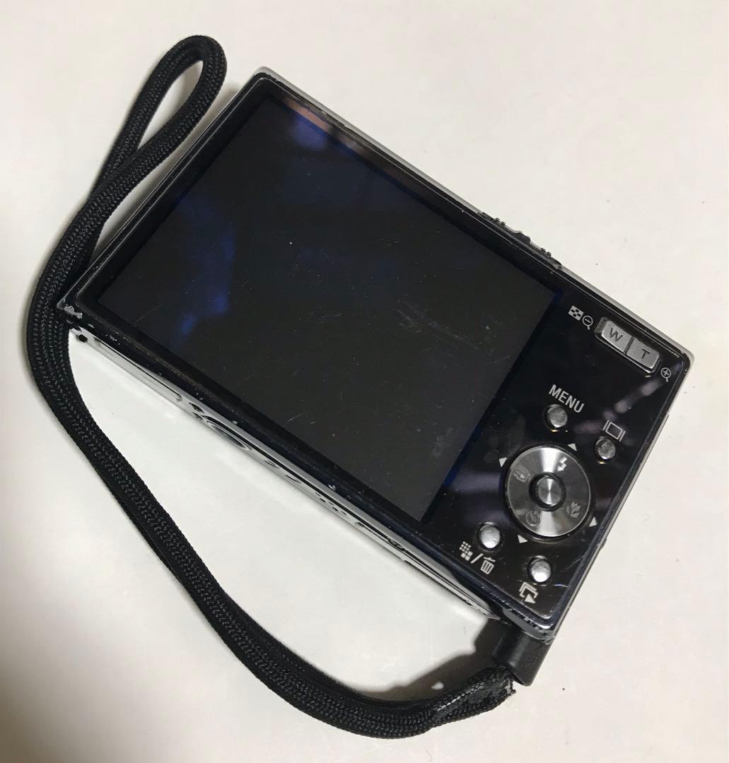 【動作OK】Sony Cyber-shot DSC-T30 デジタルカメラ 黒