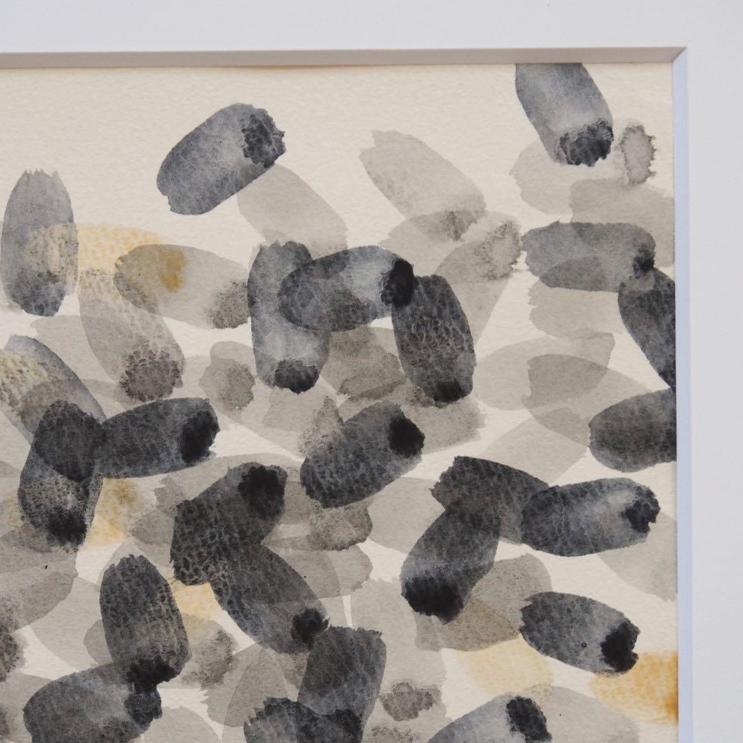 抽象画 オリジナル 作品 マット付き 絵画 現代アート インテリア デザイン