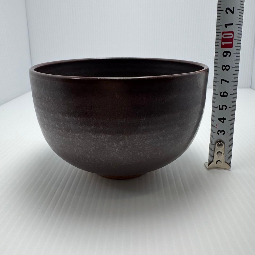 新品 薩摩焼 渓山窯 黒薩摩 茶盛 茶碗 抹茶椀 鹿児島 伝統工芸 共箱 説明書