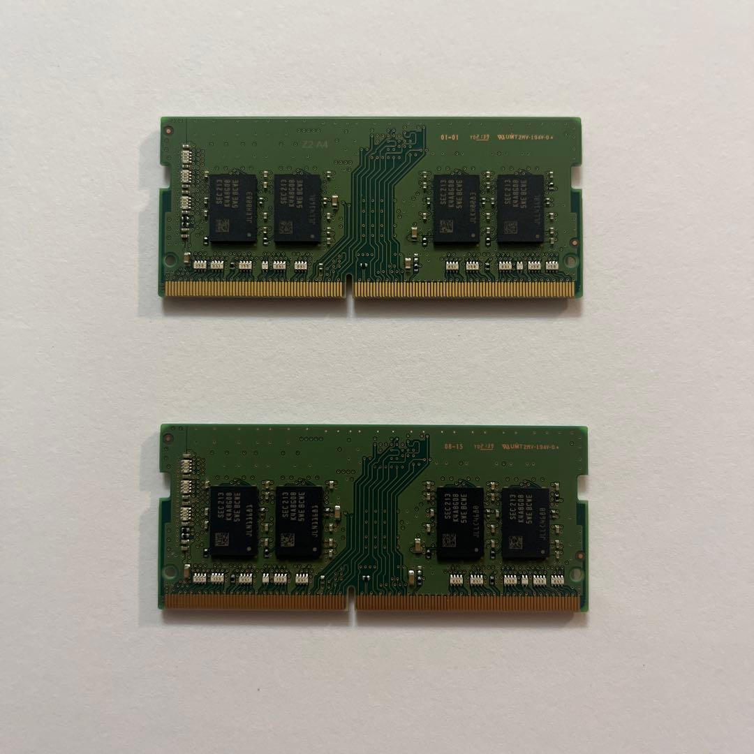 SAMSUNG純正 DDR4-3200 8GB×2枚 SO-DIMM