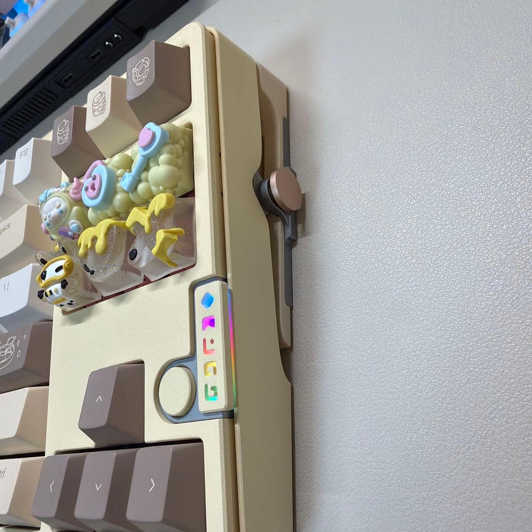 Vento80 フルカスタム構成 PCB2種・プレート2種 高級キーボード