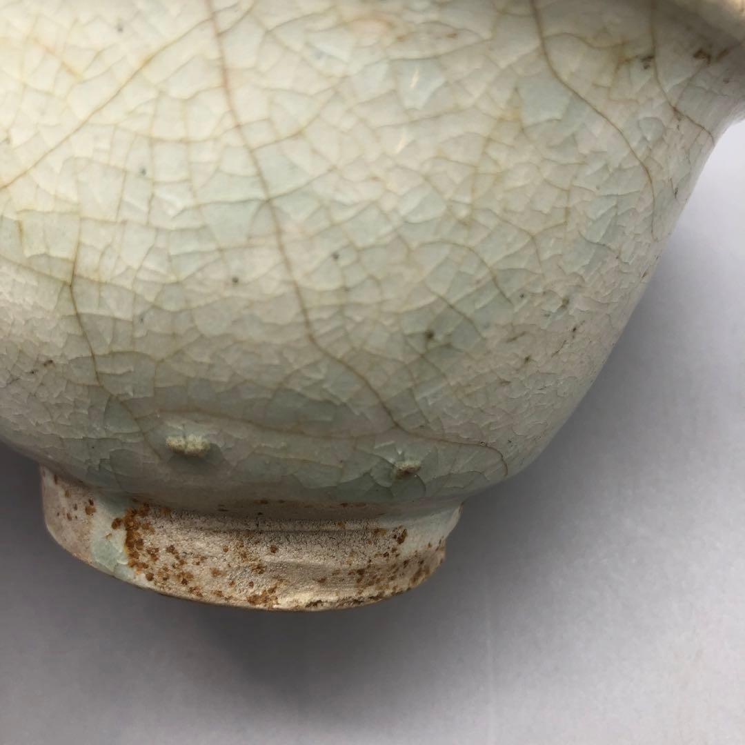 新品未使用木箱入り宋胡録すんころく呂宋ルソン茶碗貫入青磁茶道具