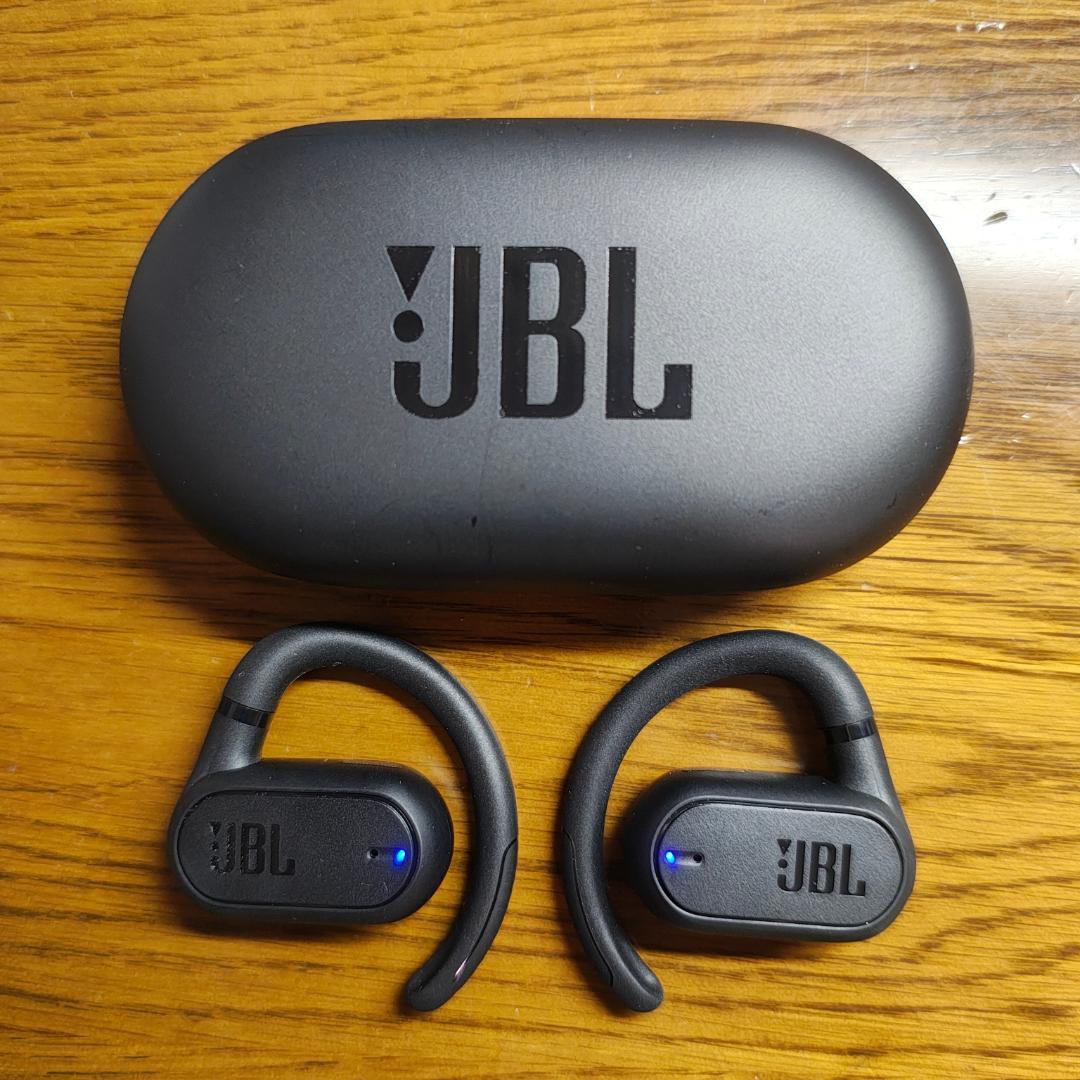 美品 JBL SOUNDGEAR SENSE ブラック ワイヤレスイヤホン