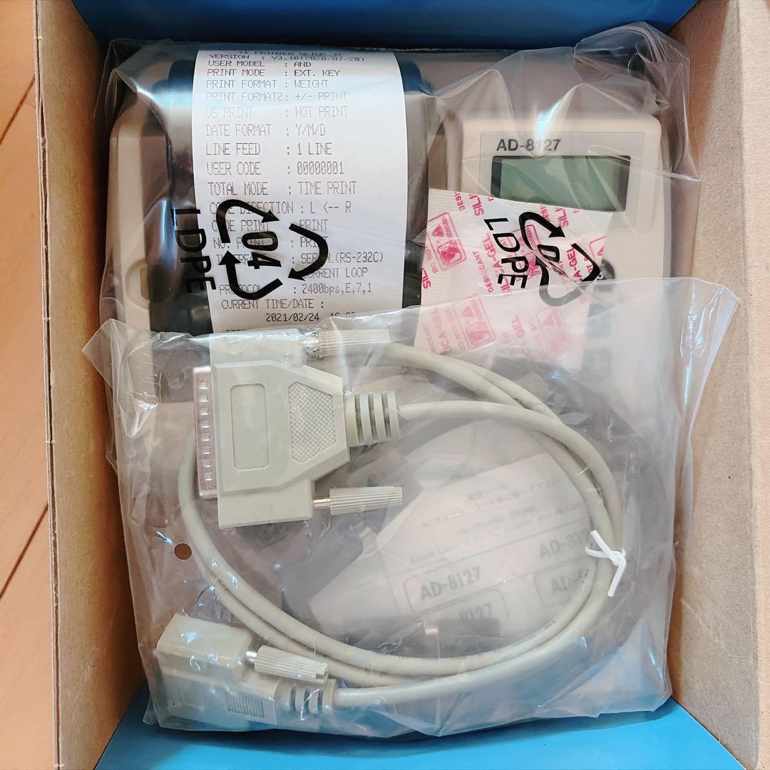 新品・未使用　マルチプリンター AD-8127 ＋ フットスイッチ セット