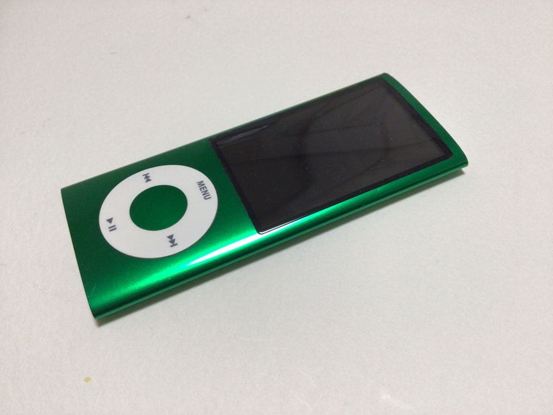 iPod nano5世代16GBグリーンno.30バッテリー交換済、外装換装品