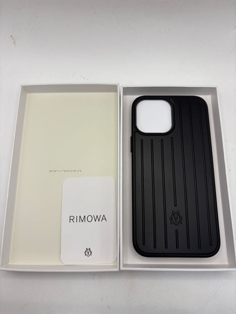 RIMOWA iPhone13PRO MAX用ケース ブラック