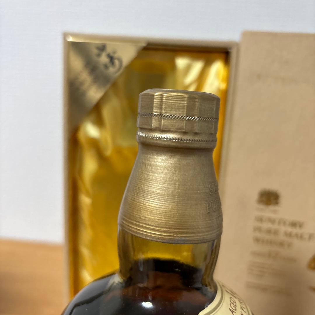 サントリーピュアモルトウイスキー　山崎12年　1000ml 化粧箱付き　未開封❶