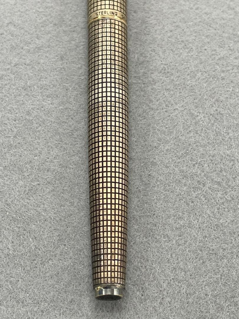 PILOT パイロット万年筆　スターリングシルバー　14K ＜Ｆ＞1979年製