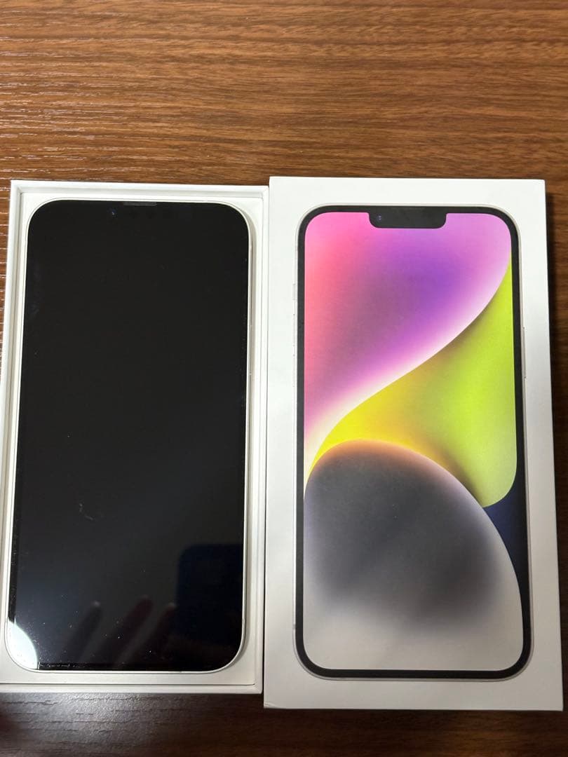 【最終値下げ】【箱あり】iPhone 14 Plus スターライト 128GB