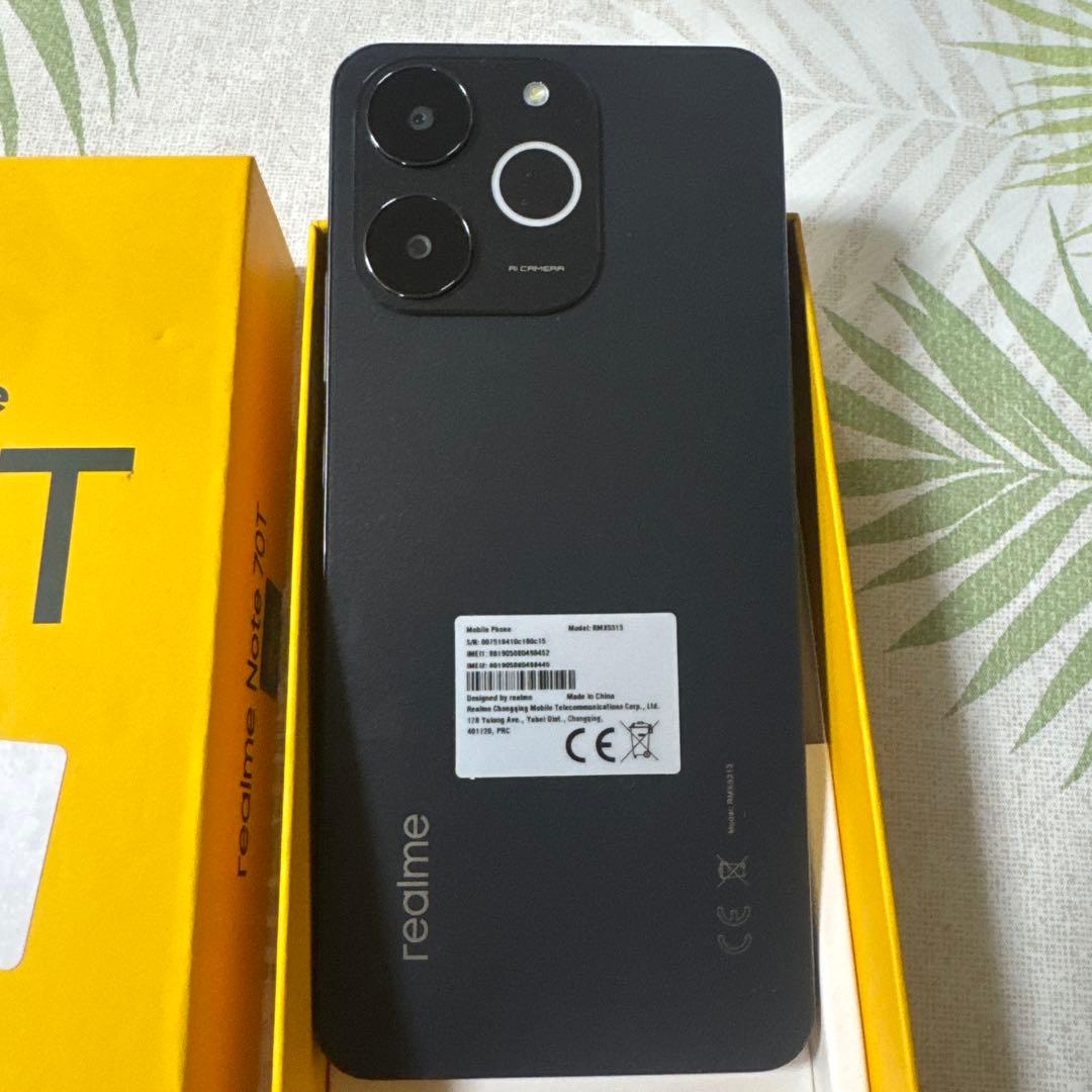 realme Note 70T ブラック 本体