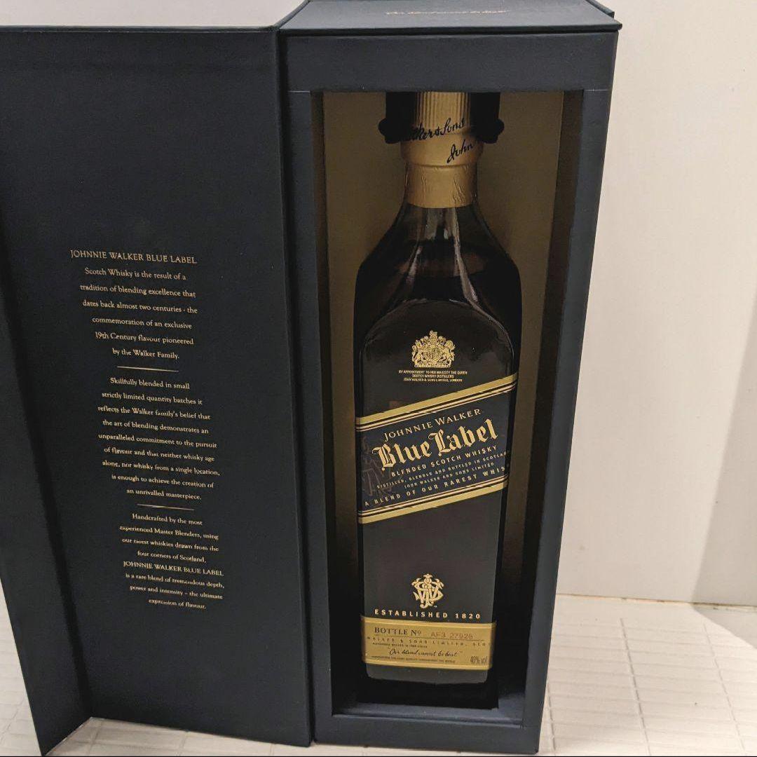 ジョニーウォーカー ブルーラベル 750ml40% スコットランド購入　最終出品