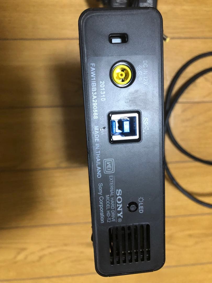 Sony HD-T2 2.0TB 外付けHDD ブラック