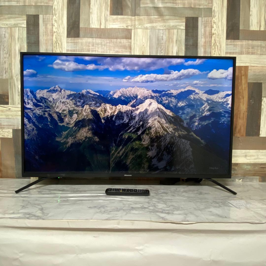全国送料込❣️ ハイセンス 50V型4K液晶テレビ外付けHDD 裏番組録画対応