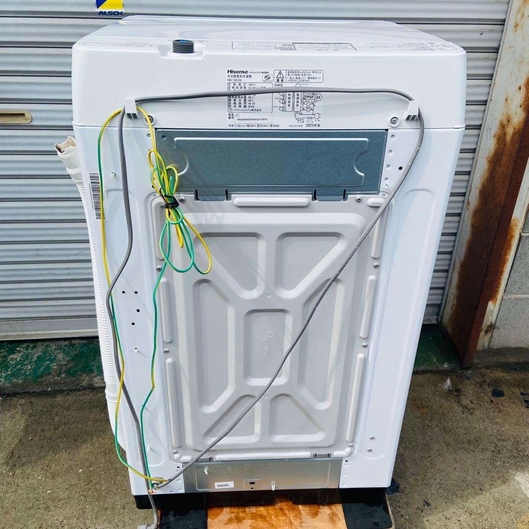 2r53.Hisense 5.5kg 洗濯機 HW-55E2W 2023年製