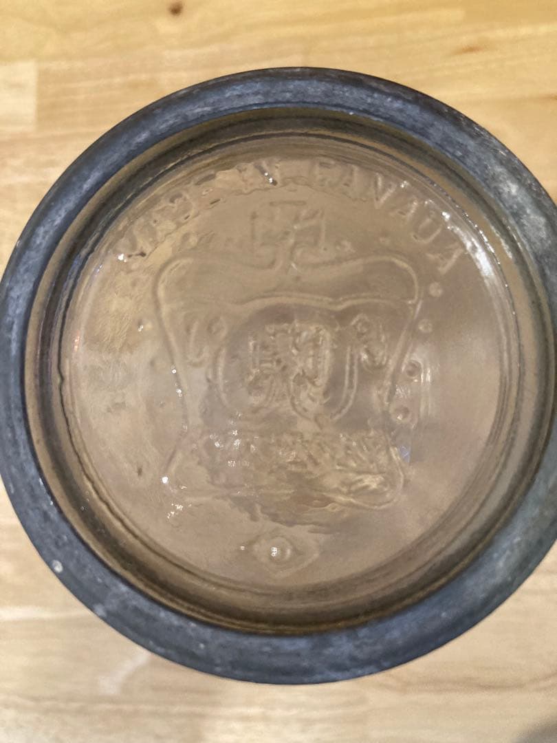 CROWN MASONガラス瓶 蓋付き vintage 1938年製