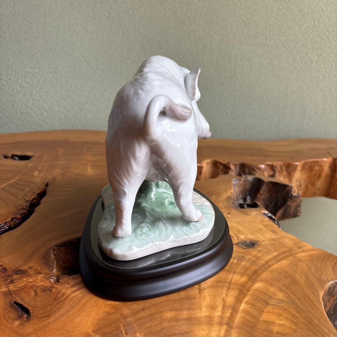LLADRO 亥年 干支置物 台座付き 箱付き リヤドロ リアドロ 猪