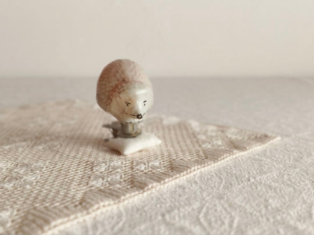 * vintage ornament ❀ キュートな ハリネズミさんオーナメント