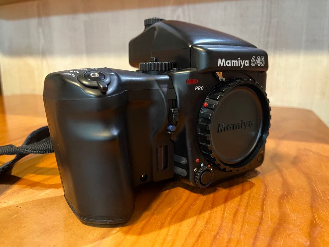 Mamiya 645 Pro フィルムカメラ 望遠レンズ付き