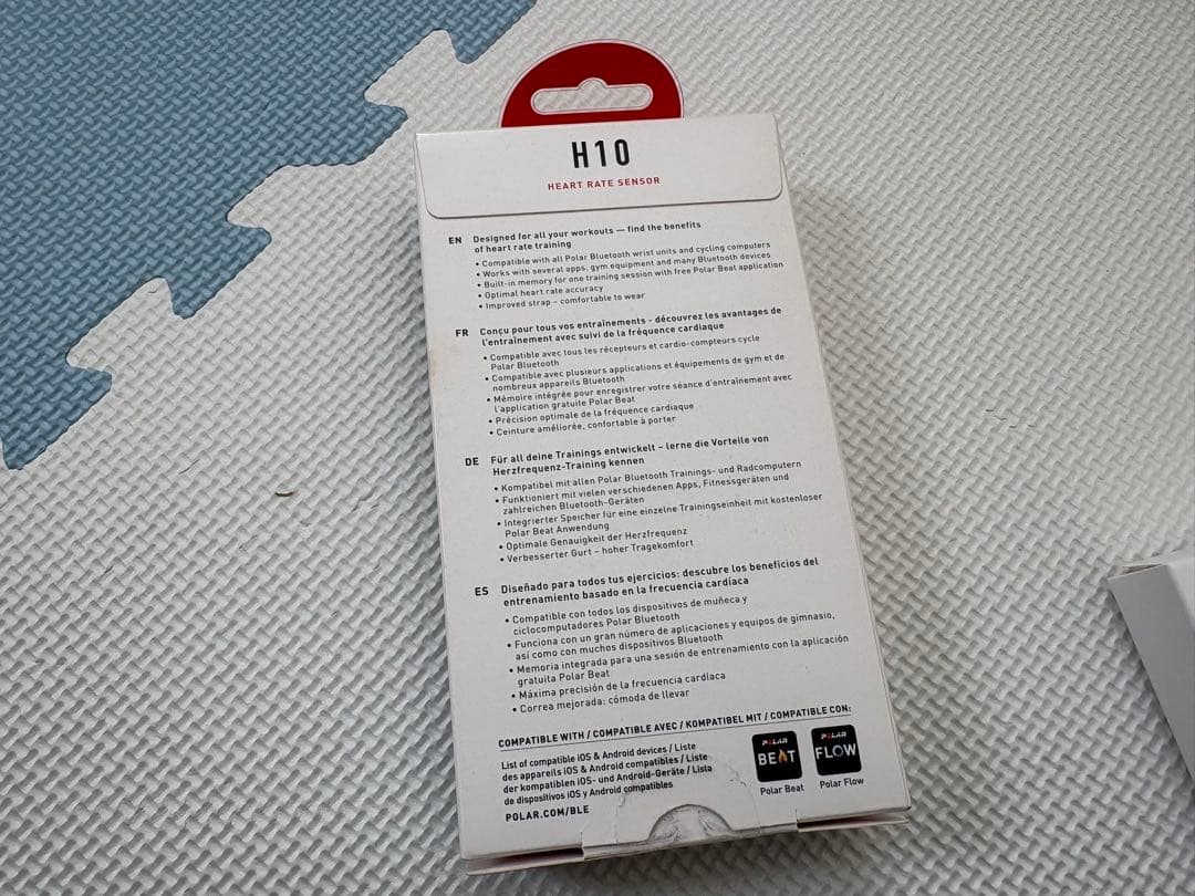 POLAR H10 心拍計 Bluetooth接続