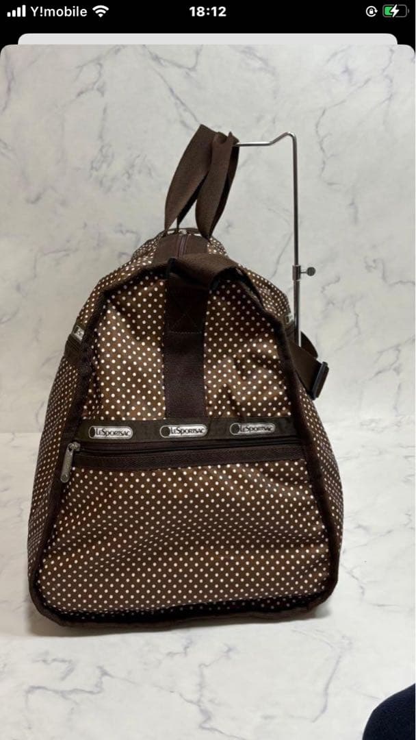 め*ん様 未使用LeSportsac ボストンバッグ ドット柄　大容量 軽量