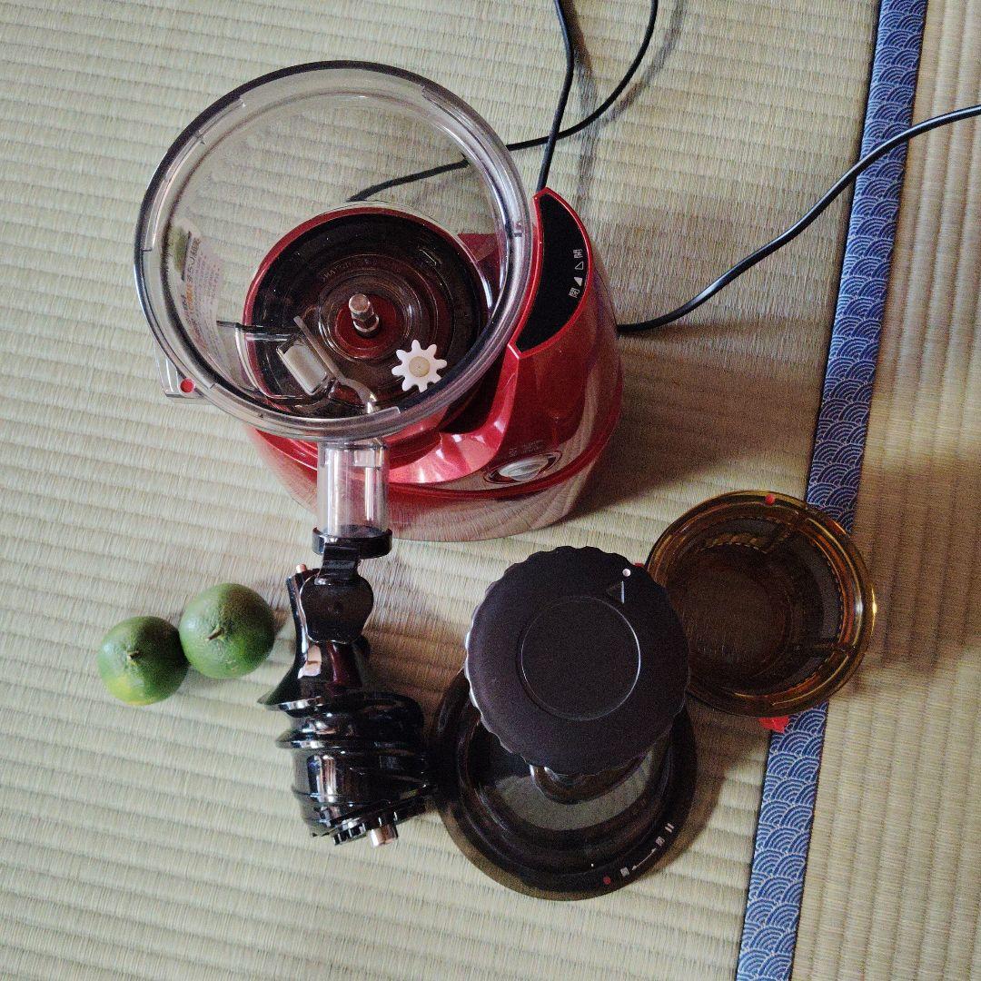 【中古】ビタントニオ Vitamix 赤 ジューサー