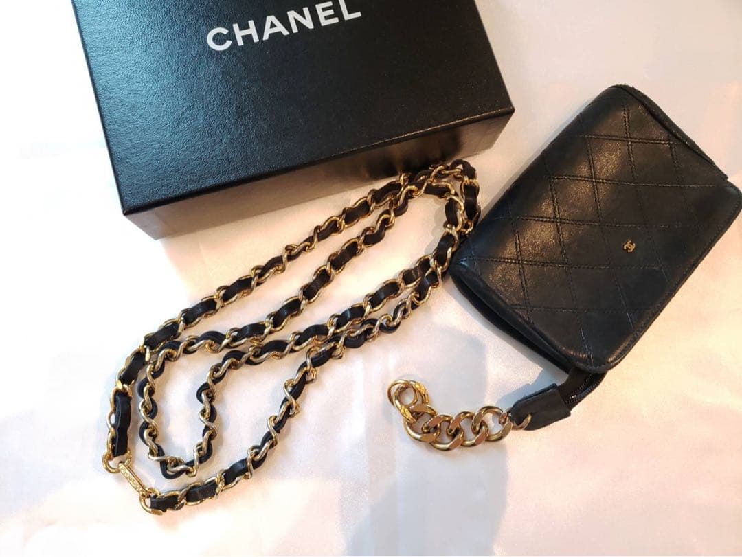 CHANEL ヴィンテージシャネルチェーン ベルト 96cm ジャンクオマケ付
