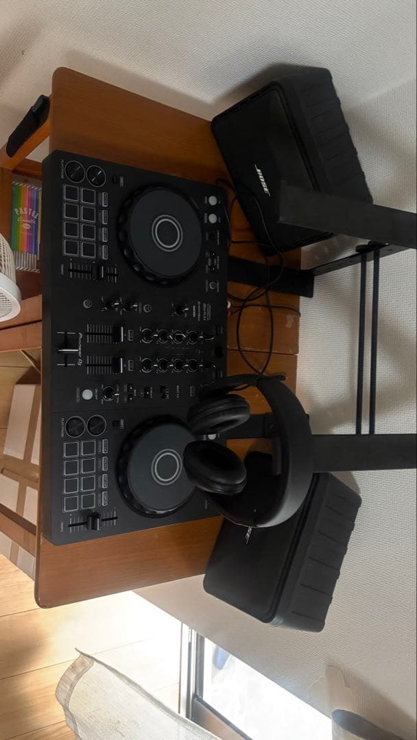 DJコントローラー ヘッドフォン付き