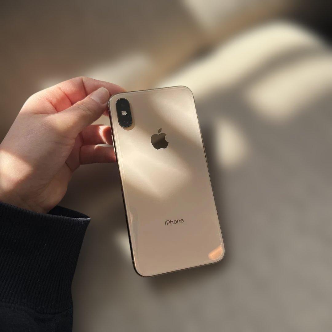 Apple iPhone XS ゴールド SIMフリー SIMロック解
