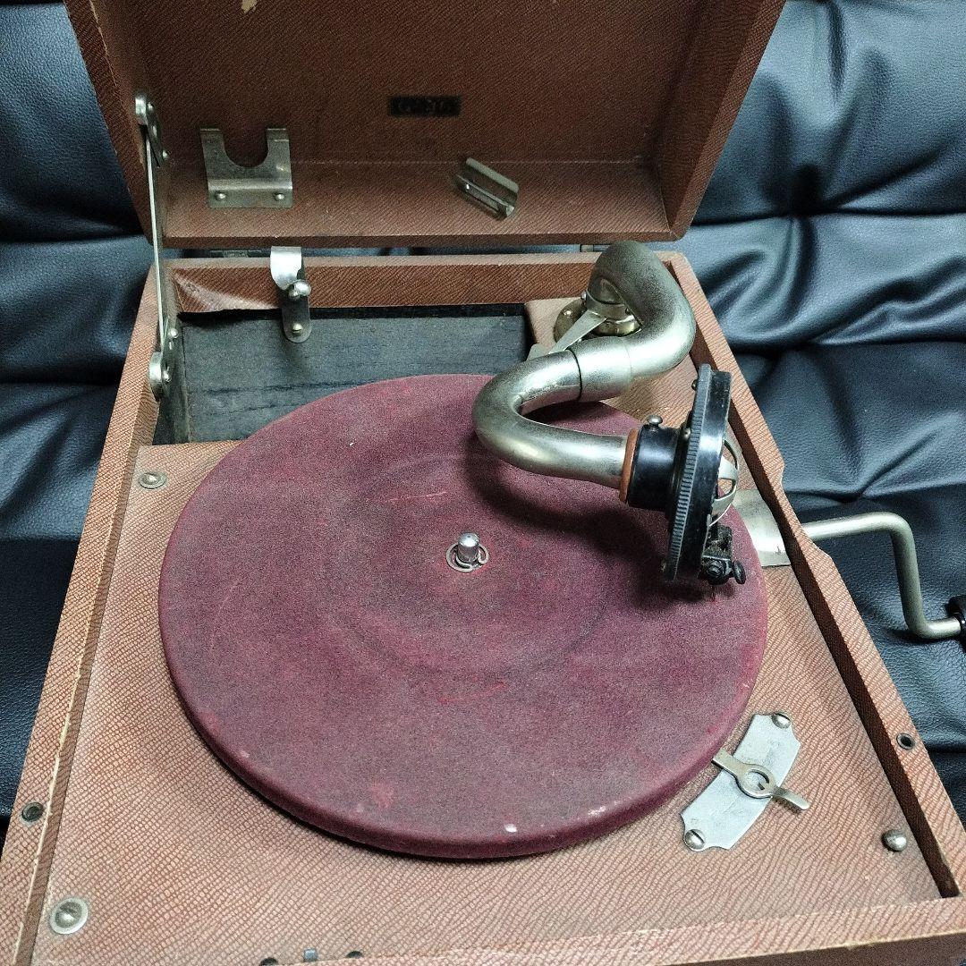 蓄音機 レコードプレイヤー コロンビア 昭和レトロ