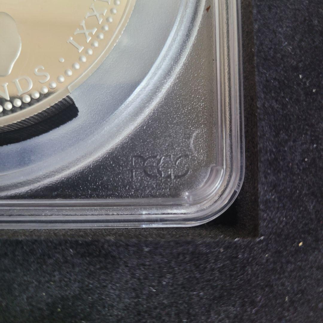 アセンション島ダイアナ妃銀貨5oz 25￡ PCGS PR70DCAM