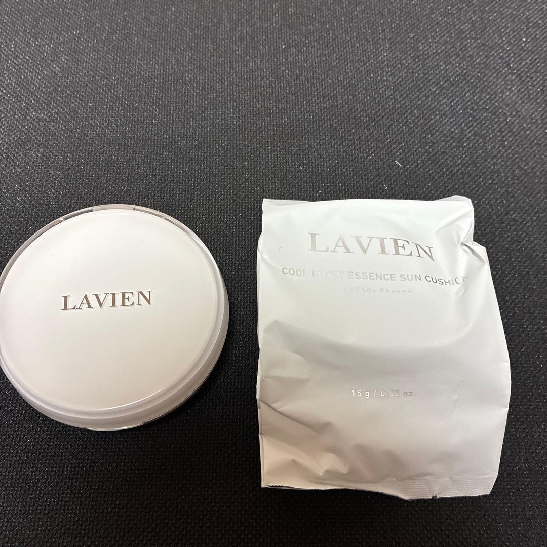 値下げ‼️新品‼️LAVIENクールモイストエッセンスサンクッション15g＋レフィル