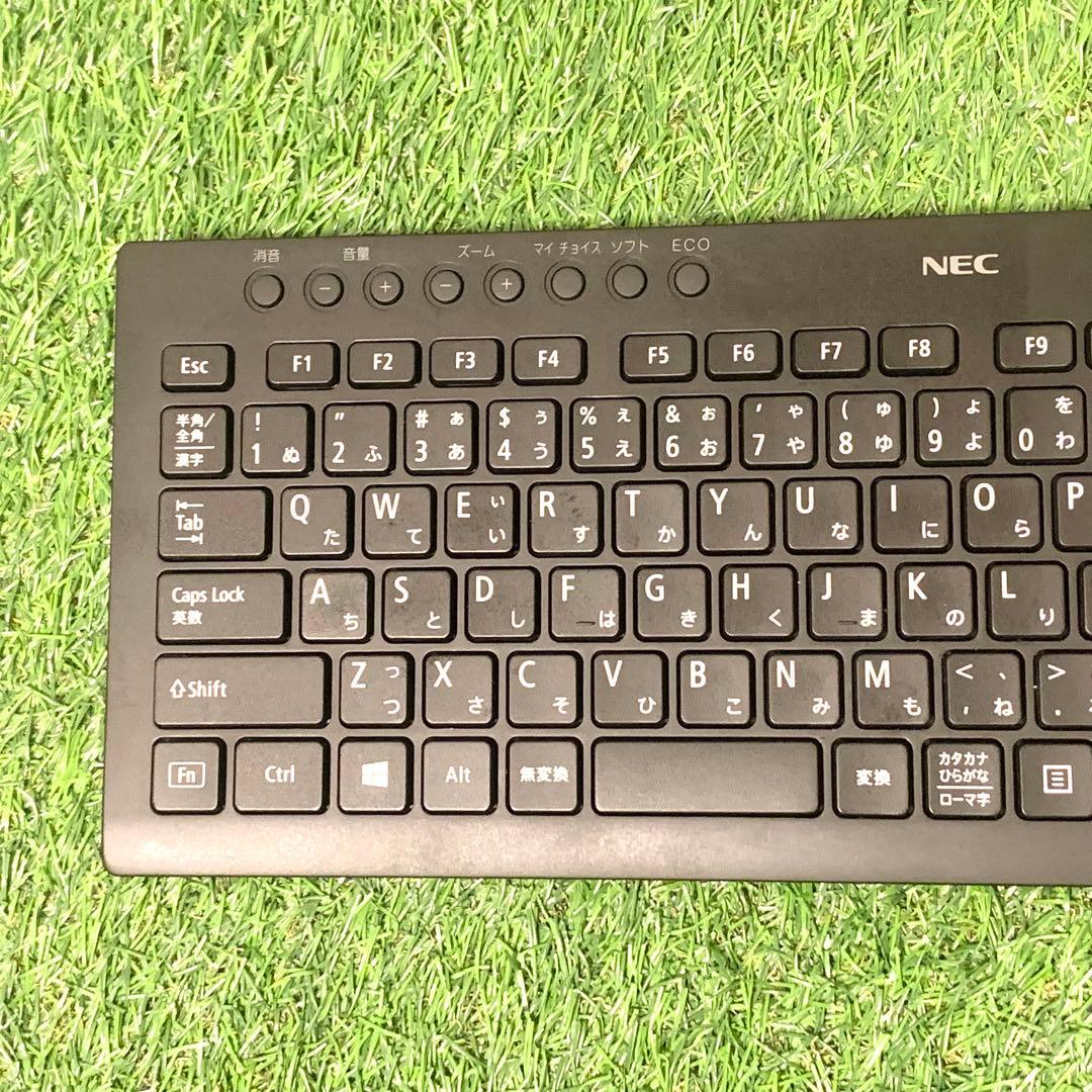NEC 良品ワイヤレスキーボードマウスセット KG-1129 MG-1625