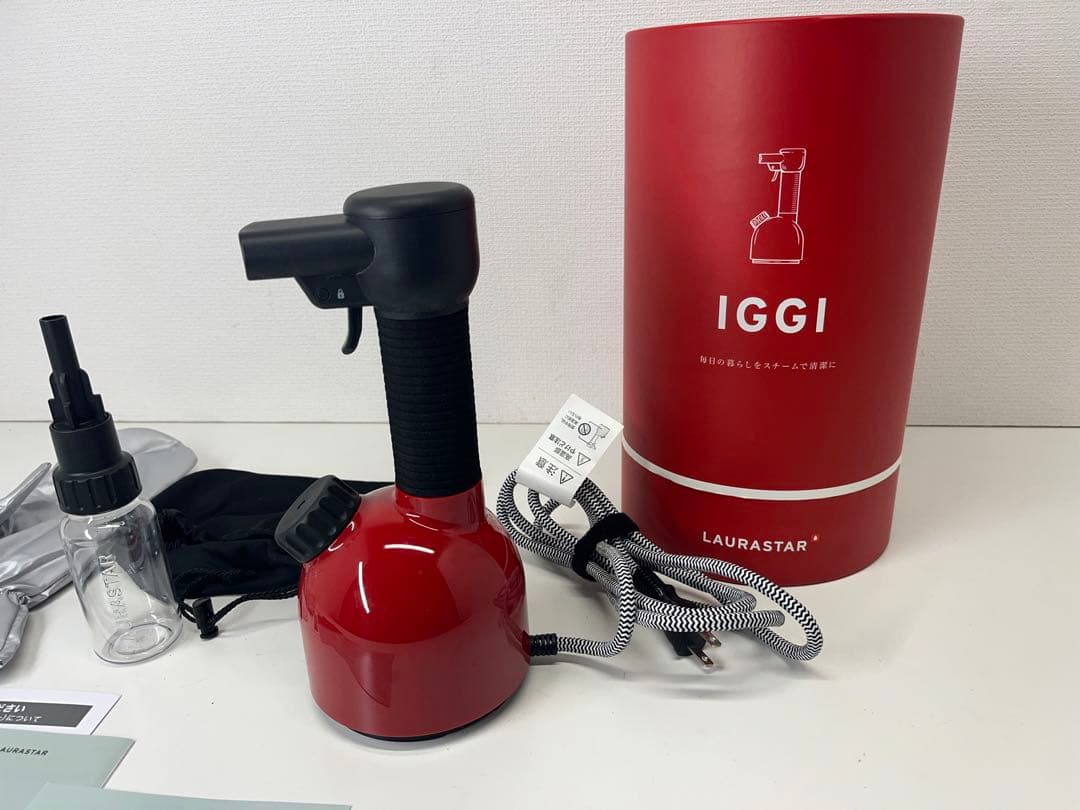 ローラスター 加圧式除菌脱臭スチーマー IGGI REDレッド　除菌　脱臭