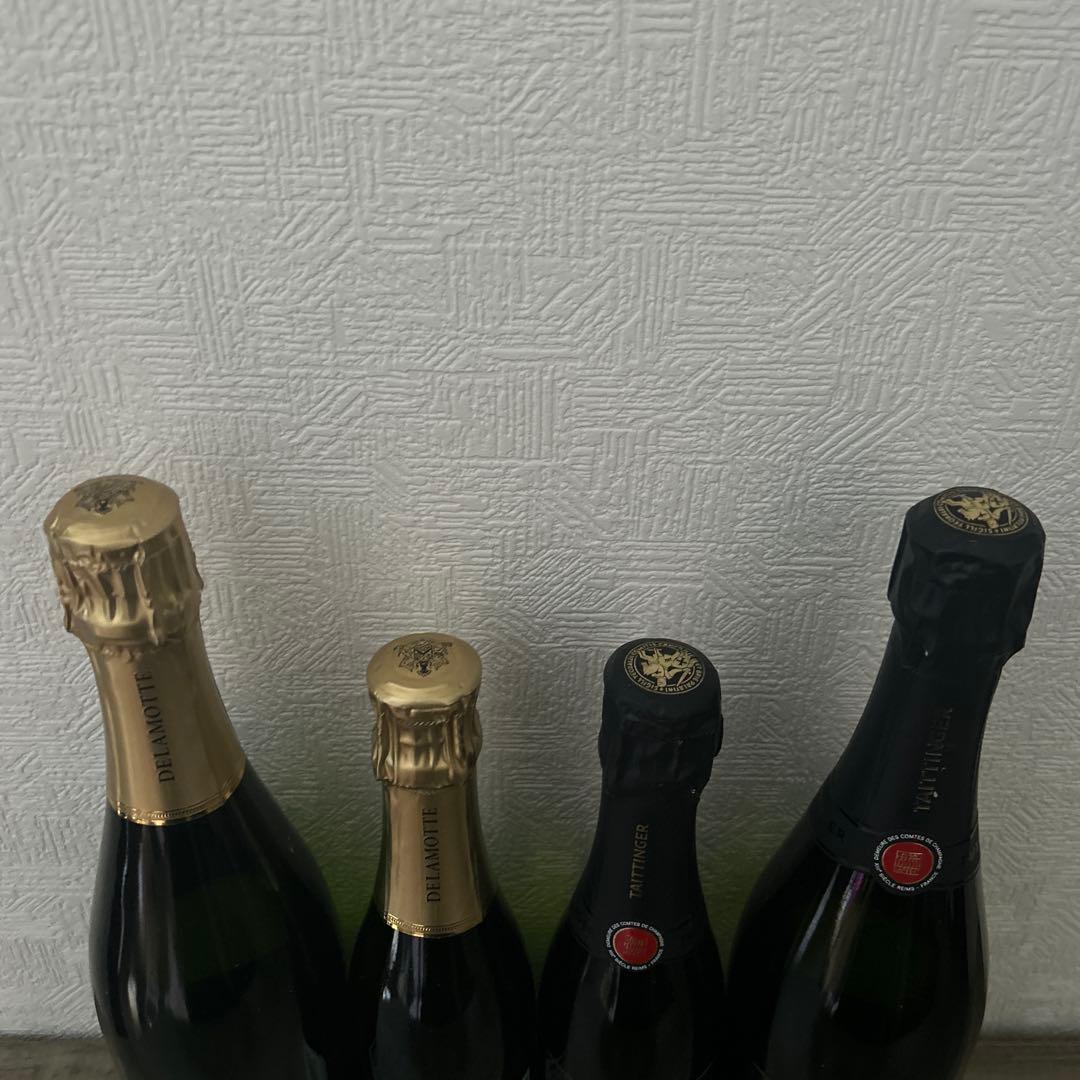 Delamotte & Taittinger シャンパン 4本セット