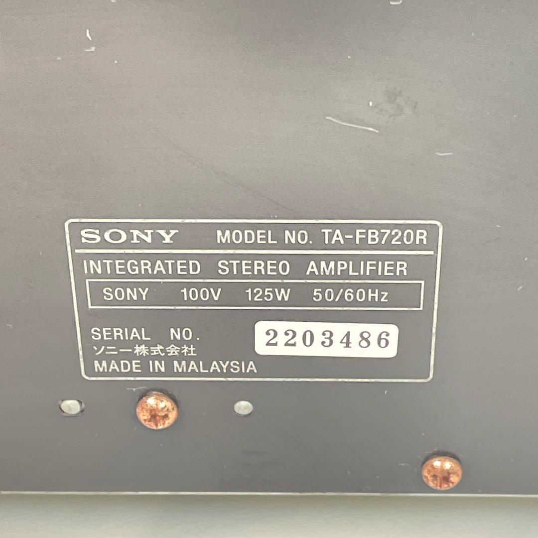 SONY ソニー TA-FB720R プリメインアンプ