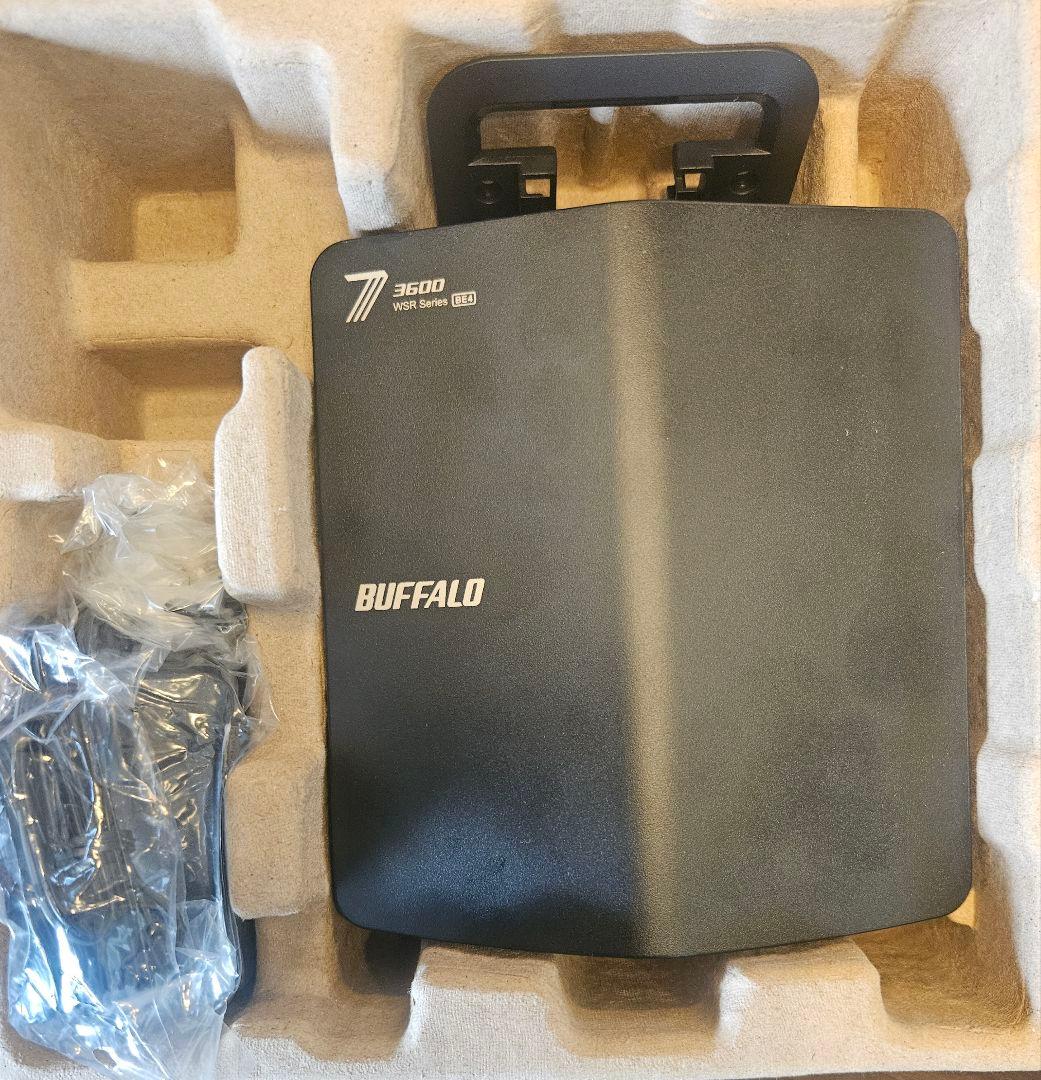 Wi-Fiルーター バッファローモデル名WSR3600BE4P-BK