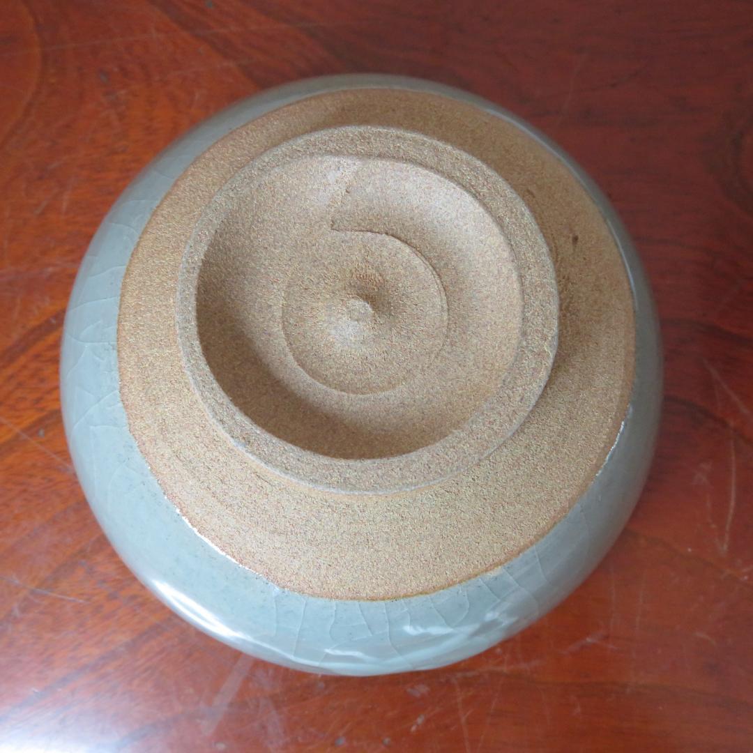 茶碗 茶道具 茶器 青磁 馬絵器 金刀比羅 共箱 木箱