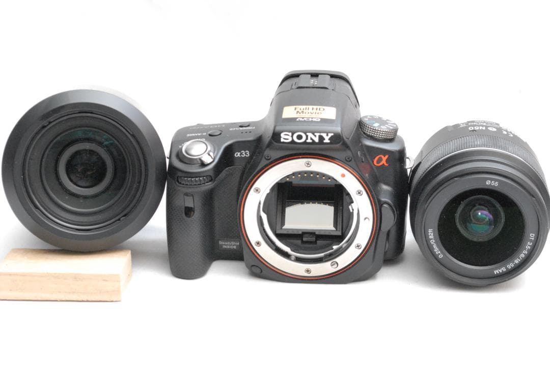 SONY α 33/ダブルレンズキットセット (良品）