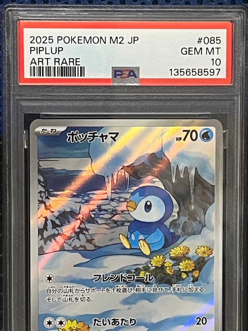 ポケモンカード PSA10 ポッチャマ AR