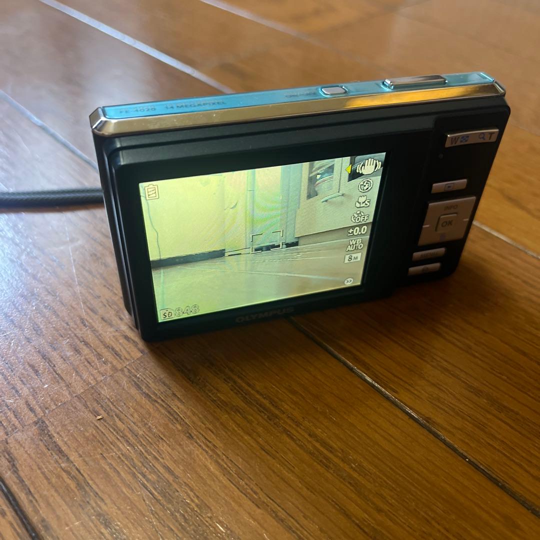 【良品】オリンパス OLYMPUS FE-4020 ライトブルー