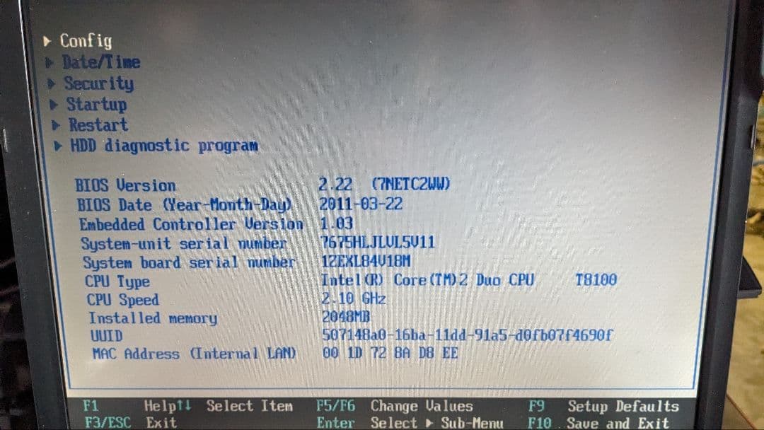 LENOVO ThinkPad x61 2台 セット