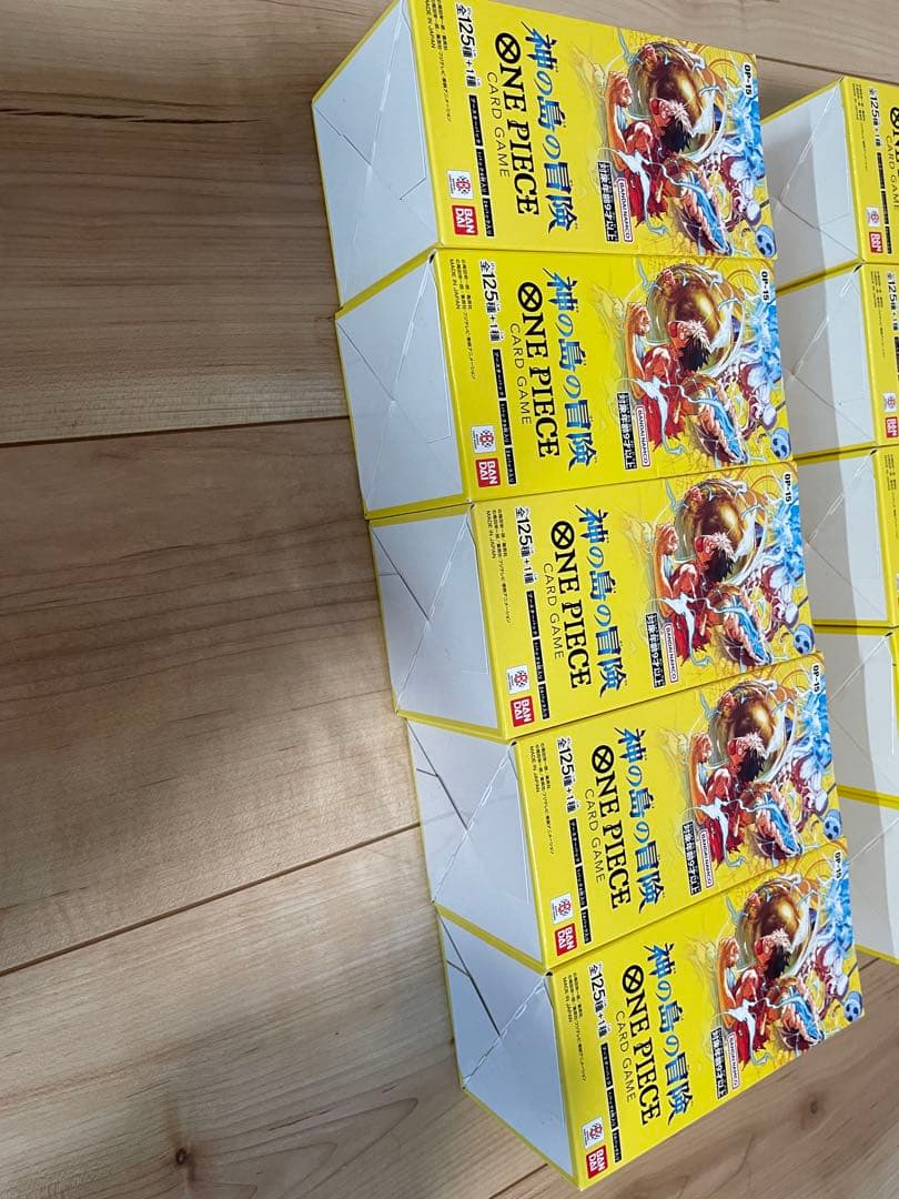 神の島の冒険 ワンピースカードゲーム10BOX（未開封テープ有)