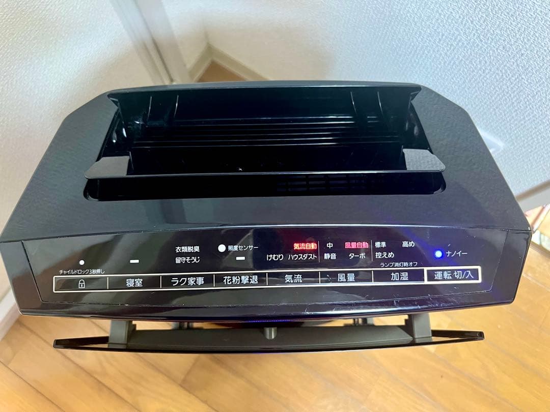 美品　Panasonic nanoe 空気加湿清浄機　F-VC55XT ブラック