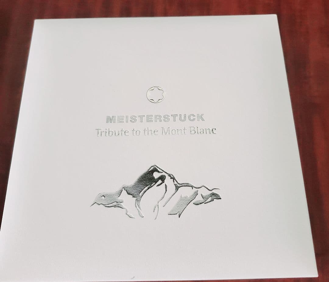 お洒落MONT BLANC ホワイト ボールペン